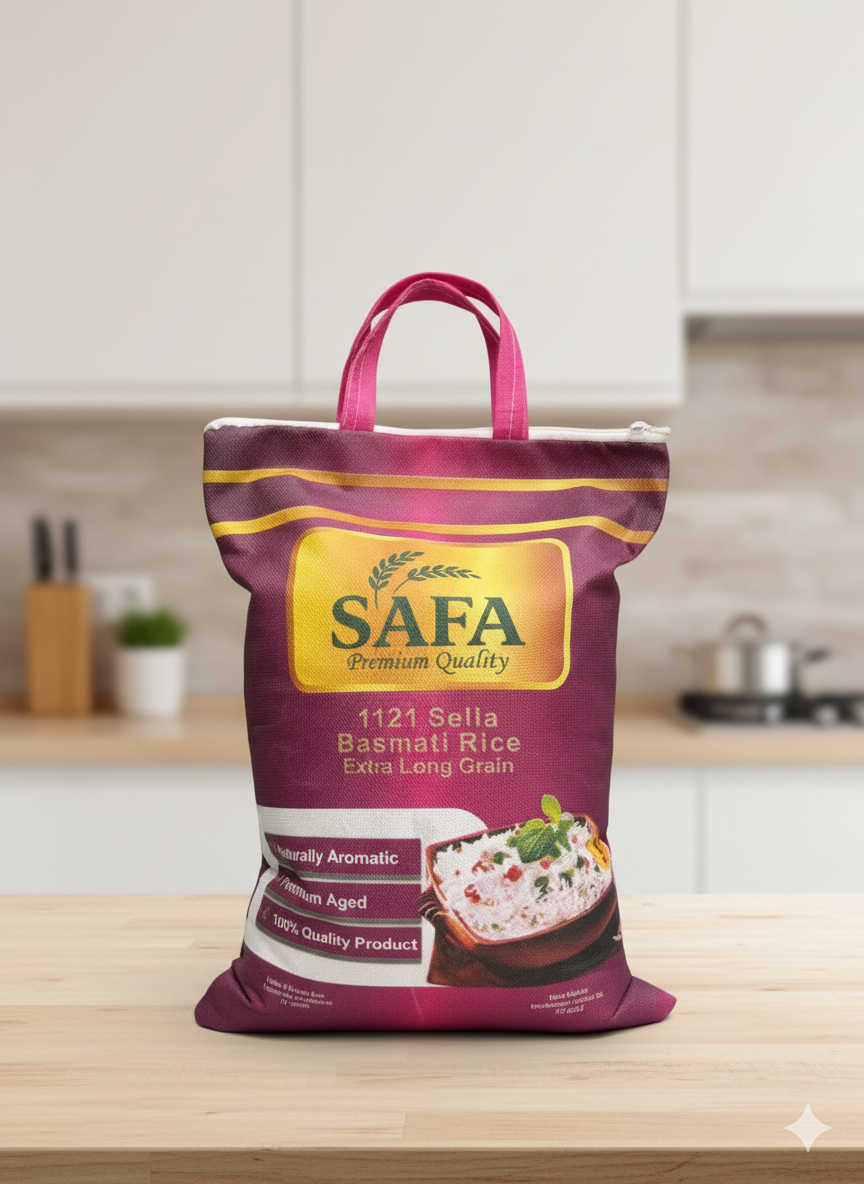 Safa Premium Sella Basmati Reis – 5 kg Starterpaket