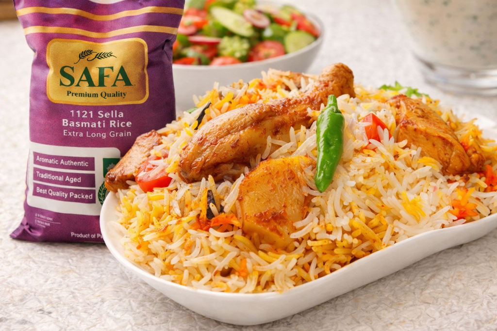 Safa Premium 1121 Sella Basmati Rice – Extra-long grains of perfect quality