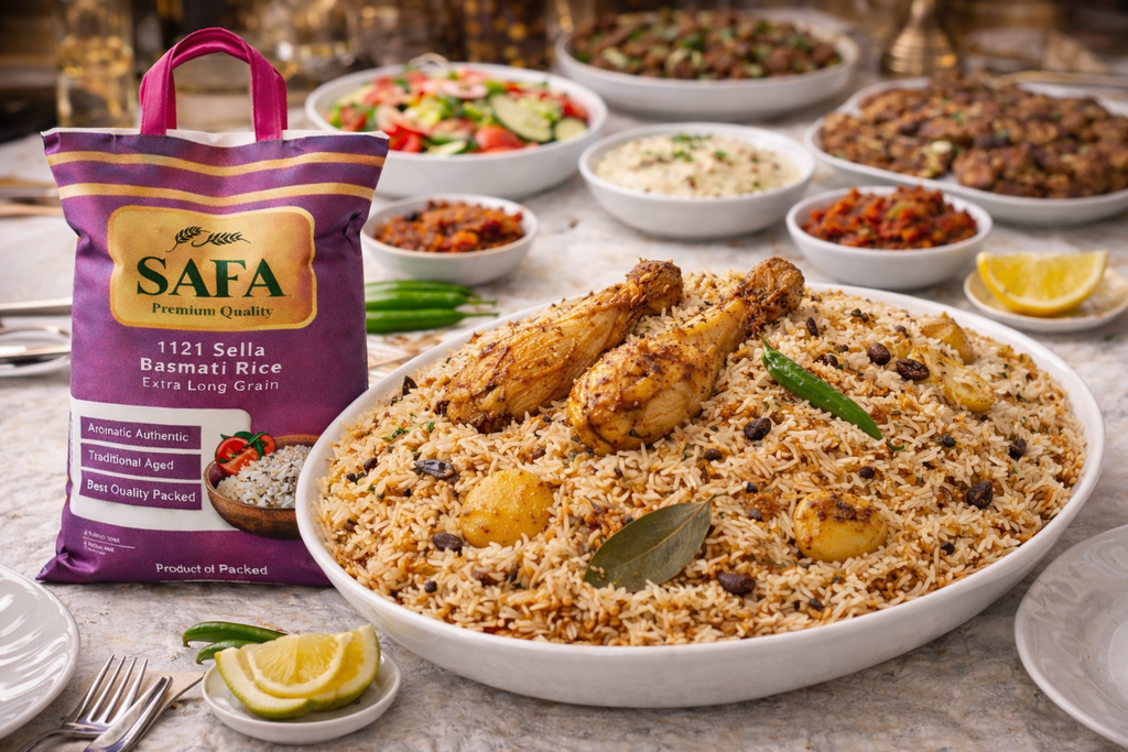 Safa Premium 1121 Sella Basmati Rice – 5 kg Starter Pack